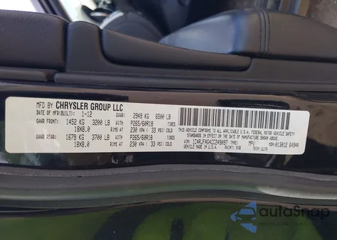 2012 Jeep Grand Cherokee Laredo from USA, damaged, VIN 1C4RJFAG4CC249097
